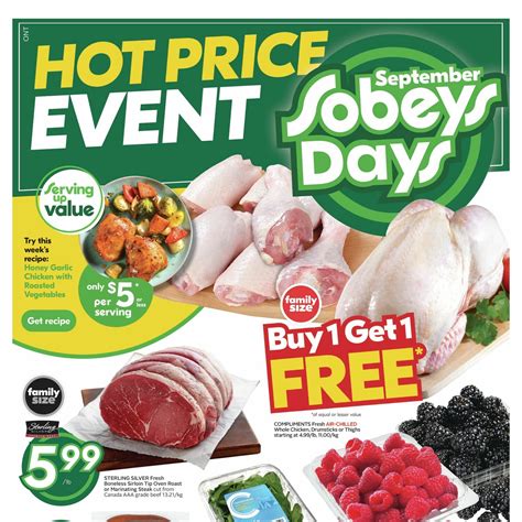 Sobeys Weekly Flyer Weekly Savings Hot Price Event ON Beer Cider