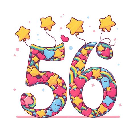 premium vector numeric digit  vector illustration typography