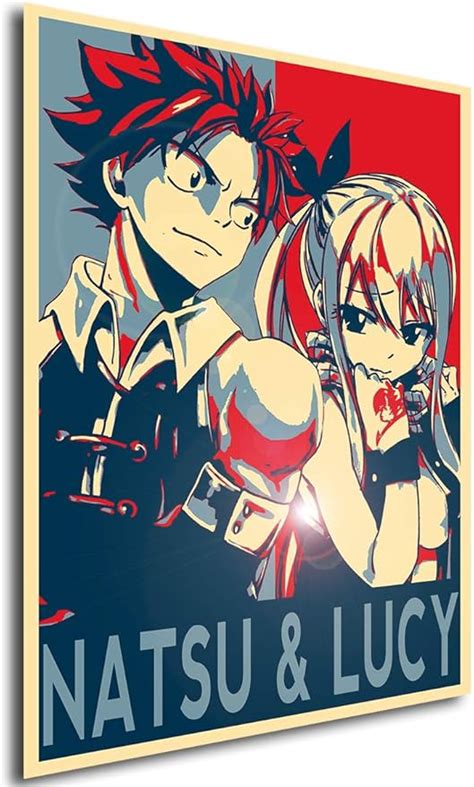 Amazon Instabuy Poster Fairy Tail Propaganda Natsu Lucy B