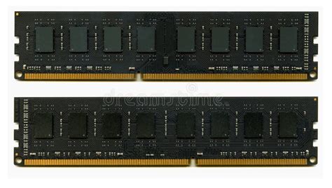 Desktop Computer Memory. DIMM DDR4 Memory Modules Stock Image - Image ...