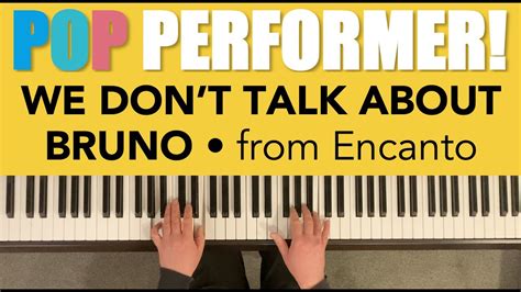 WE DON T TALK ABOUT BRUNO Encanto ABRSM Pop Performer Piano Grade