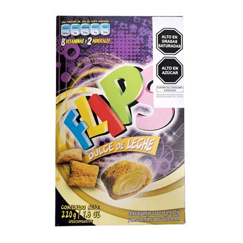 Cereal Flips Dulce De Leche Caja 220g Plazavea Supermercado