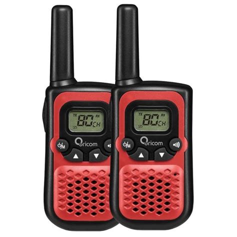 Uhf Cb Handheld 2 Way Radio 80ch 05w Pair Red