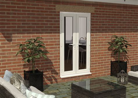 1200mm Part Q White Upvc French Doors Bifold Doors At Climadoor