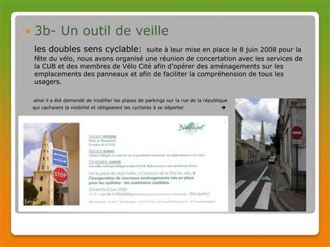 PPT Comité des Usagers Vélo PowerPoint Presentation free download