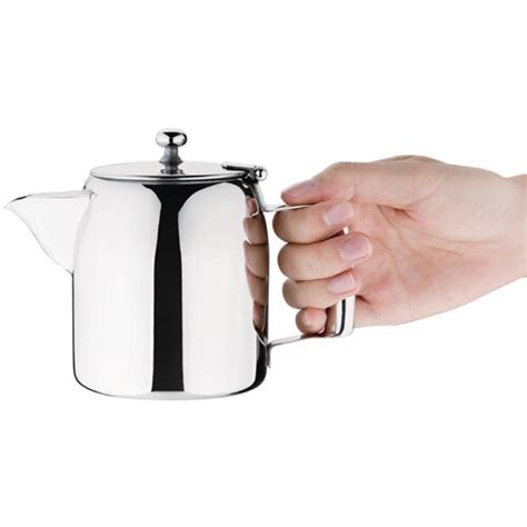 Olympia Cosmos Stainless Steel Teapot 570ml HuntOffice Ie