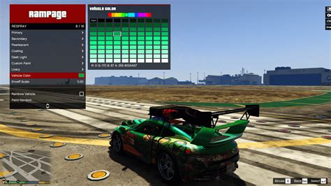 Rampage Trainer GTA5 Mods