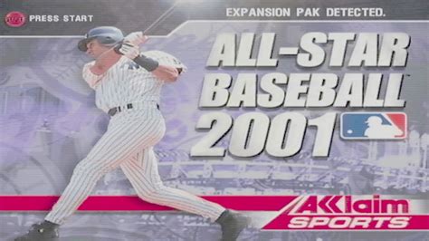 All Star Baseball 2001 Team Intros Only Sports Game Ballparks 🏟 ⚾️