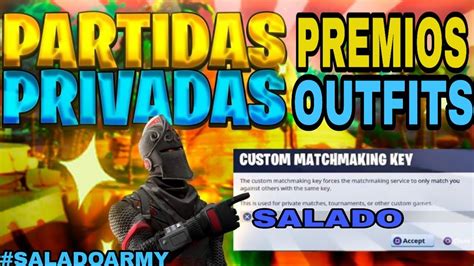 Partidas Privadas Fortnite En Directo Con Premio Outfits Y