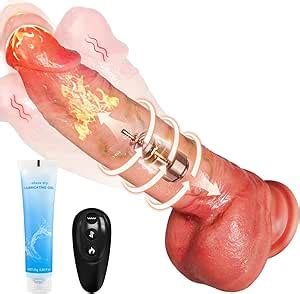 22cm Klassische Dildo für Frauen 10 Vibrationen 7 SchubmaBnahmen 42 beheizbarer Vibratoren