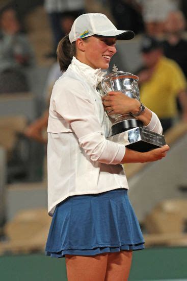 Iga Swiatek Pol Holds Trophy After Editorial Stock Photo Stock Image