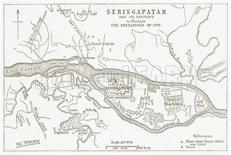 Seringapatam and its environs stock image | Look and Learn