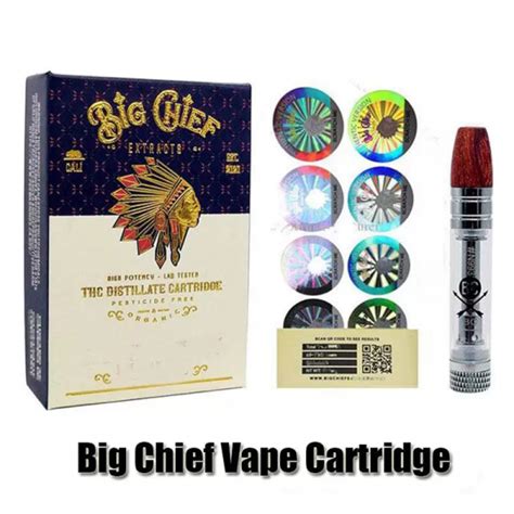 High Quality Thc Vape Cartridge Big Chief Carts With Big Chief