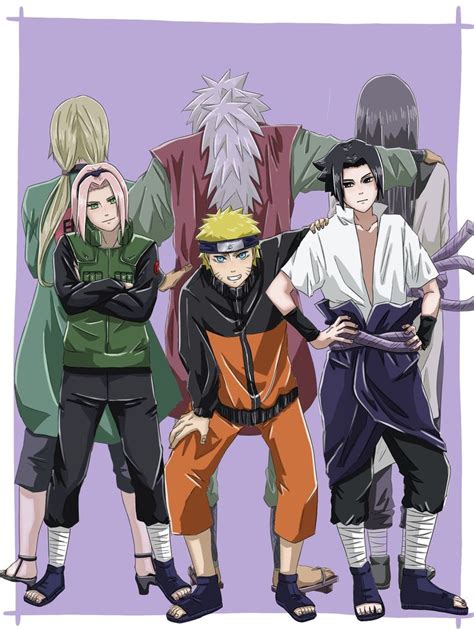 Team7 And Sannin Team7 Sasukeuchiha Narutouzumaki Narusaku