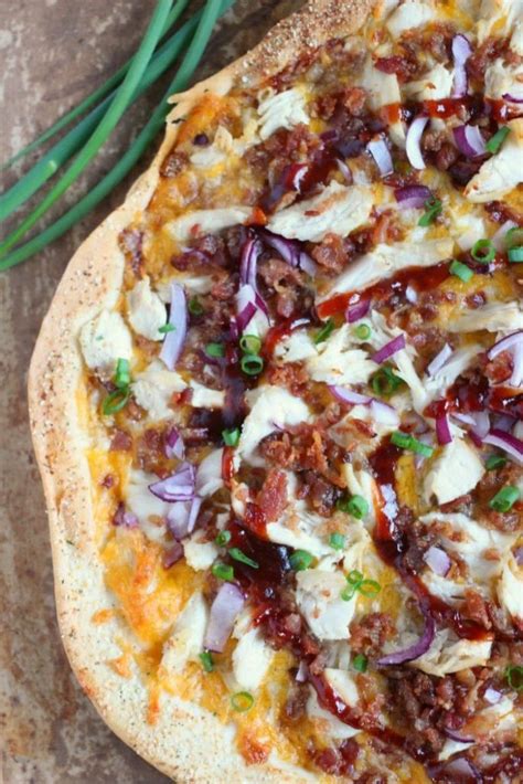 Easy Barbecue Bacon Chicken Pizza Recipe Bbq Chicken Pizza Chicken