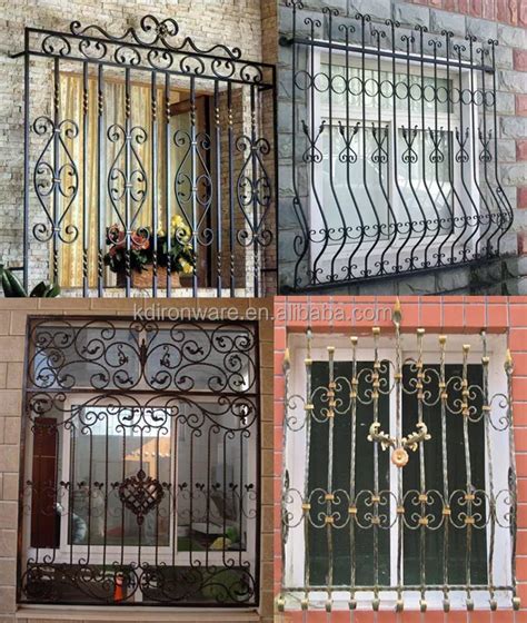 Home Wrought Iron Window Grill Designs Color - Buy Window Grill Designs ...