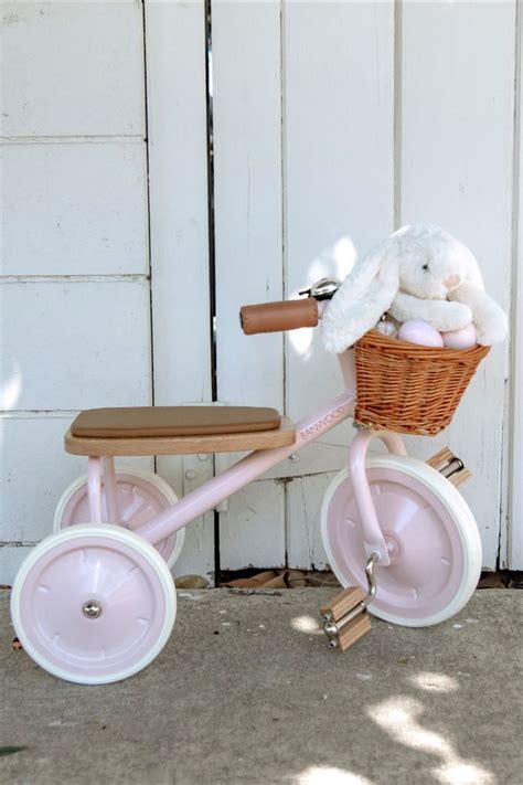 Adorable Pink Tricycle For Kids