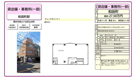 横浜市保土ｹ谷区仏向町194 4和田町駅 クボタビルの賃貸オフィス・貸店舗 物件詳細｜貸事務所biz 60789