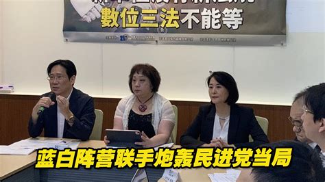 关注交通安全、打击诈骗议题，蓝白阵营联手炮轰民进党当局 海峡新干线 海峡新干线 哔哩哔哩视频