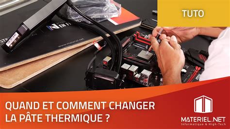 Changer la pâte thermique Tutoriel Materiel net 2019 YouTube