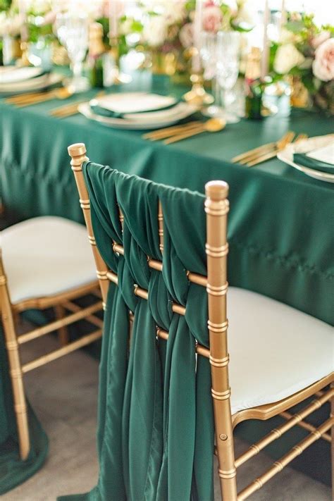 Gold & green Emerald Green Wedding Theme, Dark Green Wedding, Green ...