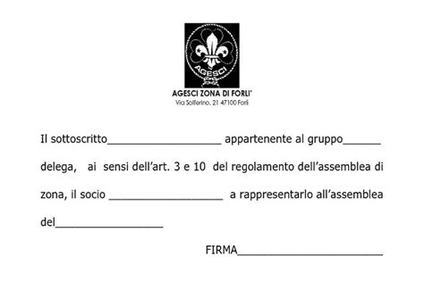 Modello Delega Ritiro Documenti