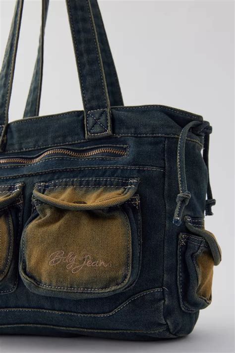 Bdg Y2k Denim Pocket Tote Bag Urban Outfitters Canada