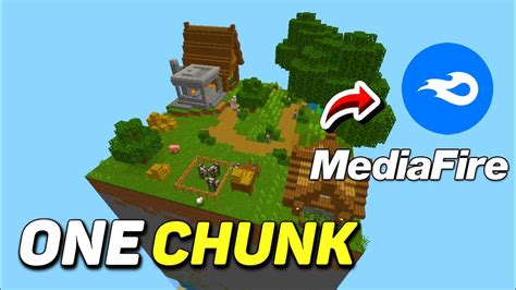 Como Baixar E Instalar Mapa One Chunk Mcpe Bedrock Youtube