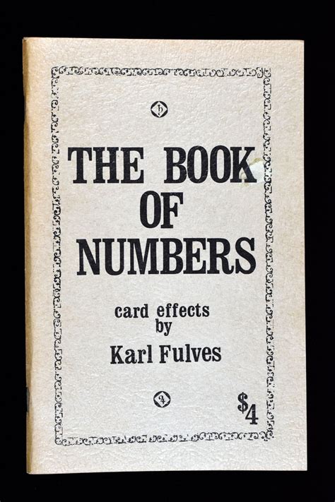 The Book of Numbers - Quicker than the Eye