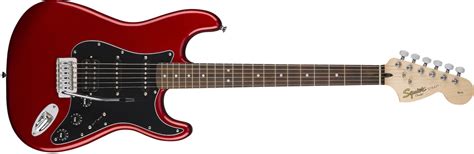 Fender Squier Affinity Strat Pack Candy Apple Red Hss With 15g Combo Amp And Gigbag Pro Music