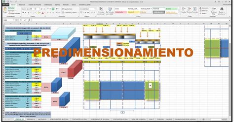 Predimensionamiento De Elementos Estructurales Excel Civil