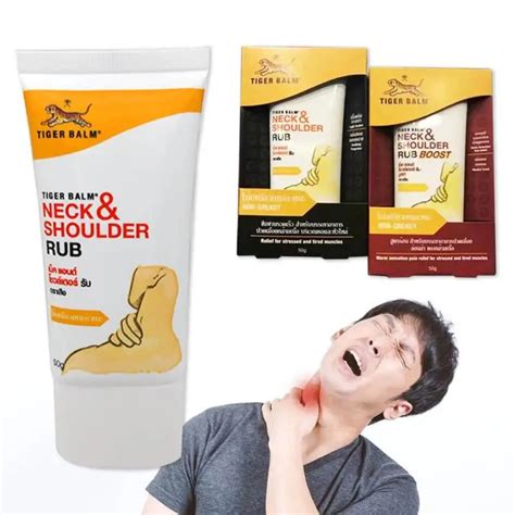 Tiger Balm Neck Shoulder Rub Non Greasy Cream For Neck Pain Relief