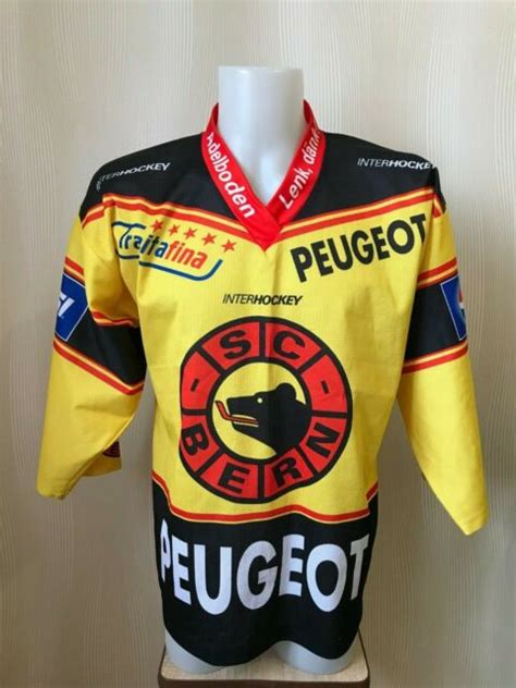 Sc Bern Size S Ice Hockey Swiss Switzerland Jersey Shirt Maillot Trikot