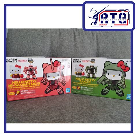 Bandai Sd Hello Kitty Gundam Cross Silhouette Hello Kitty X Chars