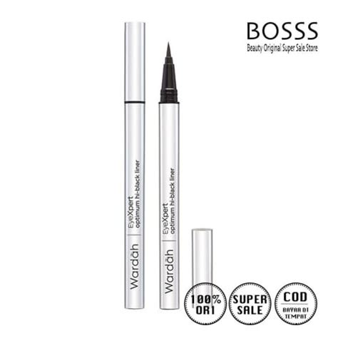 Wardah Eyexpert Optimum Hi Black Liner Eyeliner Spidol Waterproof