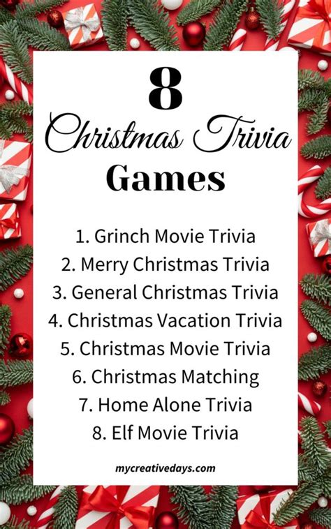 Christmas Trivia Games - My Creative Days