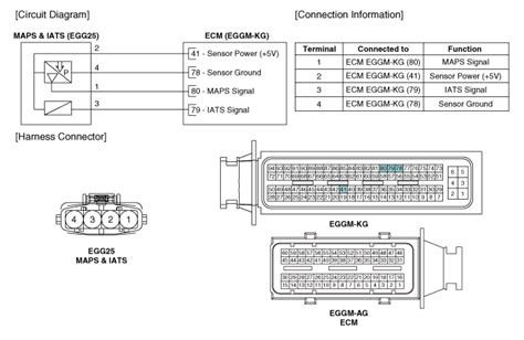 Hyundai Accent Manifold Absolute Pressure Sensor Maps Schematic