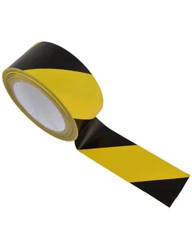 PVC Yellow And Black Floor Marking Tape 50 M 90 Micron At Rs 35 Piece