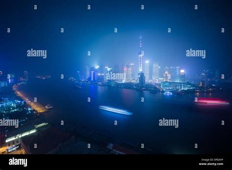 night view at shanghai china Stock Photo - Alamy