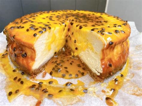 Vis Baked Passionfruit And Ricotta Cheesecake By Vidonoghue A Thermomix