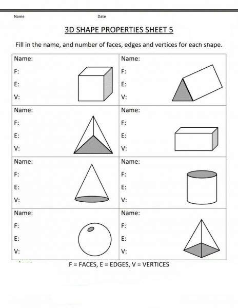 Basic Math Shapes - Worksheet School Free Printable Math Worksheets ...