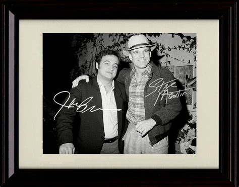 Steve Martin And John Belushi Autograph Replica Print