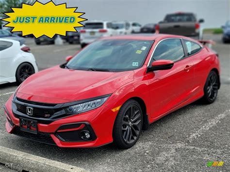 2020 Rallye Red Honda Civic Si Coupe 144662053 Car Color Galleries