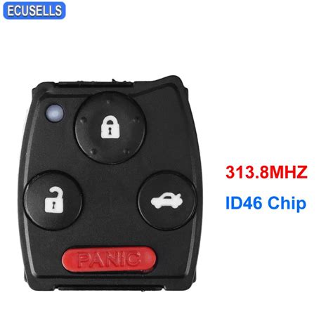 Button Remote Control For Honda Accord Civic Mhz Id Chip