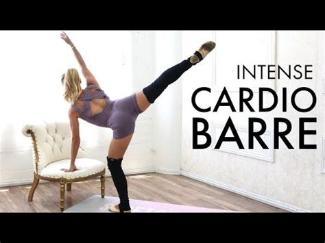 30 MIN INTENSE FULL BODY CARDIO BARRE WORKOUT | Low Impact, No ...