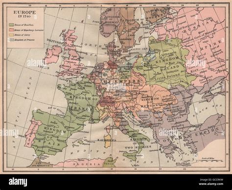 Europa en 1740 Imperio otomano Reino de Polonia Hungría 1917