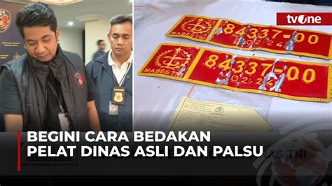 Marak Mobil Pribadi Pakai Pelat Dinas Palsu Begini Cara Bedakan Pelat