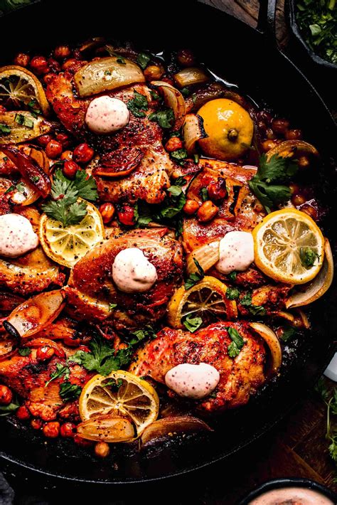 Harissa Chicken With Chickpeas One Pot Recipe Platings Pairings