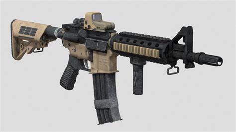 Second Life Marketplace - Full Perm Scripted Tactical M4 Carbine CQB ...