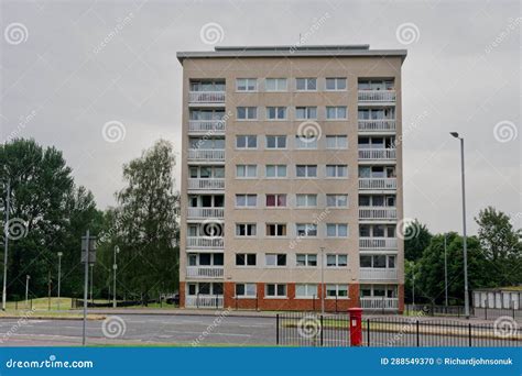 High Rise Council Flats In Poor Housing Estate Stock Photo Image Of